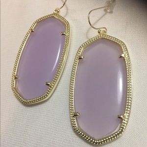 Kendra Scott Lilac Danielle earrings rare